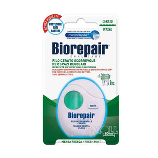 Blanx Biorepair Pro Filo Cerato Scorrevole Con Microrepair 50 mt — Filo interdentale