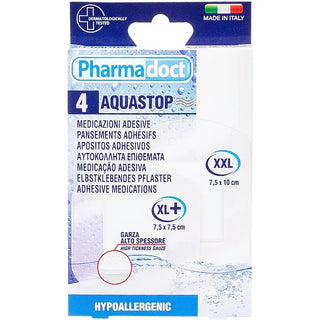 Pharmadoct 4 Aquastop Waterproof Plasters High Protection 