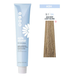 Milk Shake 9 Minuten - Haarkleuring 100 ml 9.1 | 9A || Zeer licht asblond 