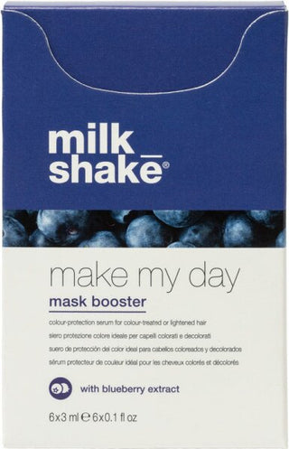 Milk shake Set , Make My Day, Mirtillo, Siero Per Capelli, Per La Protezione Del Colore, 6 pz, 3 ml