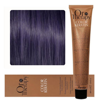 Fanola Oro Therapy Tinta per capelli 5.2 Castano chiaro viola — Tinta per capelli