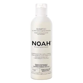 Champú fortificante de menta piperita Noah 250 ml 