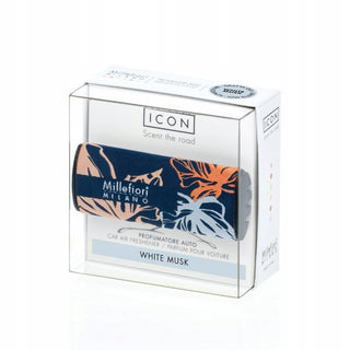 Millefiori Milano Textil Floral White Musk 47 g — Profumatore auto