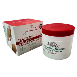 Retinol complex Ultra Trattamento Snellente Pancia Fianchi 250 ml — Crema corpo snellente