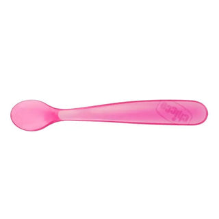 Cucchiaio in silicone Chicco Duplo Soft Pink 6m+ 2 unità