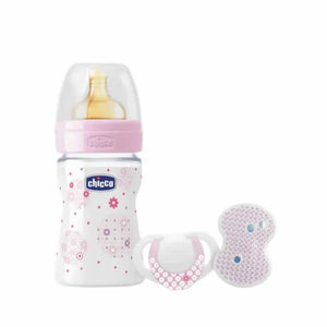 Chicco Regalo Well-Being Silicone "Mum Effect" Rosa 0M+ cofanetto 3 pezzi — Set benessere mamma e bambino
