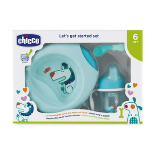 Chicco Let's Get Started 6m+ Set Blu 3 Pezzi