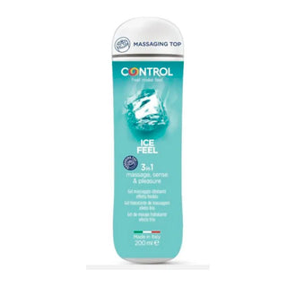 Moisturizing massage gel Control Ice Feel 200 ml 