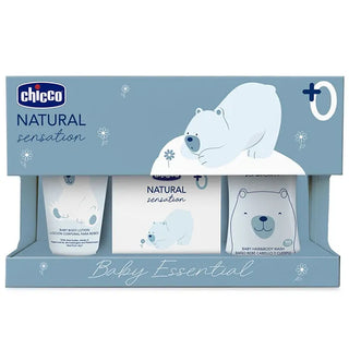 Chicco Natural Sensation Set da bagno e da toeletta 3 pezzi