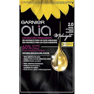 Garnier Olia Стойкая масляная краска для волос без аммиака - Оттенок: 2.0