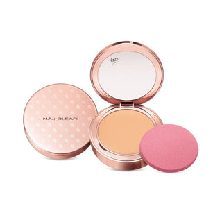 Naj-oleari Moist Infusion Cream Compact Foundation Fondotinta compatto miele 02