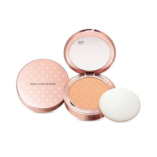 Naj-oleari Skin Caress Pressed Powder Cipria compatta 02 rosa pesca