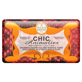 Nesti Dante Chic Animalier Sapone Naturale Pitone Rosso 250 g