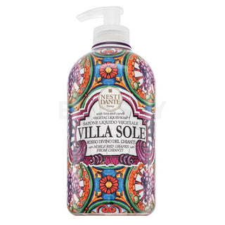 Nesti Dante Villa Sole Vegetal Liquid Soap Rosso Divino del Chianti 500 ml