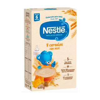 Nestle Nestlé Papilla 8 Cereals con Honey e Bífidus 600g