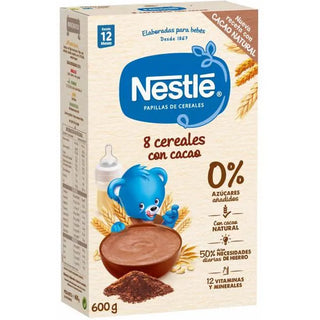 Nestlé Nestlé Gruel 8 Cereali Cacao 600g