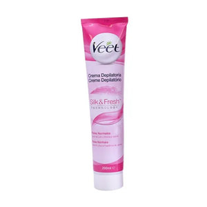 Veet Silky & Fresco crema depilatoria pelle normale 200 ml — Crema depilatoria