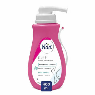 Veet Pure Shower Crema Depilatoria per Pelli Sensibili 400ml