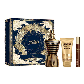 Jean P. Gaultier Le Male Elixir 125 ml + Gel doccia 75 ml + Profumo 10 ml — Cofanetto profumo uomo