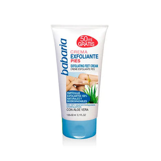 Babaria crema piedi esfoliante all'aloe vera 50ml