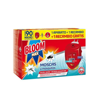 Bloom Max Mosche e Zanzare 1 Dispositivo Elettrico + 2 Ricariche