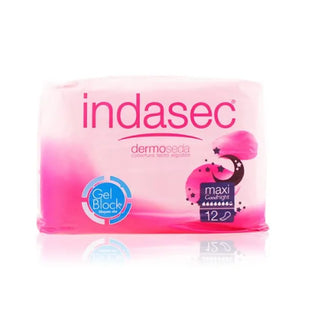 Indasec Dermoseda Good Night Incontinence serviettes Maxi 12 unités 