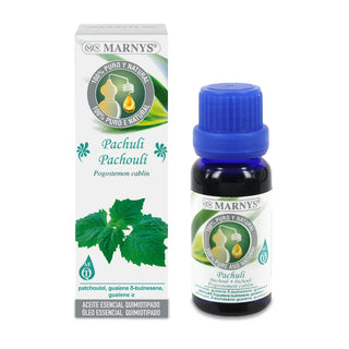Olio essenziale di patchuli di qualità alimentare Marnys, confezione da 15