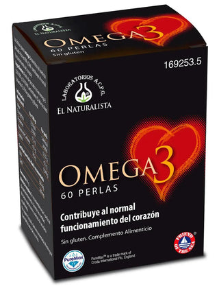 The 60 natural pearls of Omega-3 