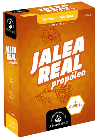 Natürliches Gelée Royale für Erwachsene mit Propolis 20 Ampullen Datenblatt öffnen 