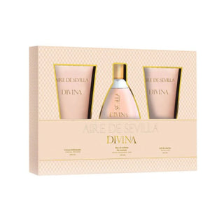 Aire De Sevilla Divina Eau De Toilette For Woman Spray 150ml Set 3 pezzi