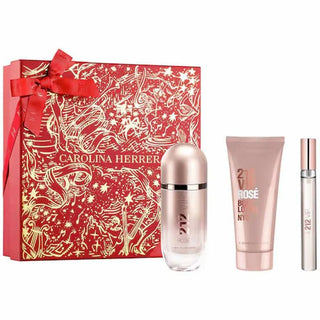 Carolina Herrera 212 VIP Rose Eau de Parfum Spray 80 ml Set di 3 pezzi