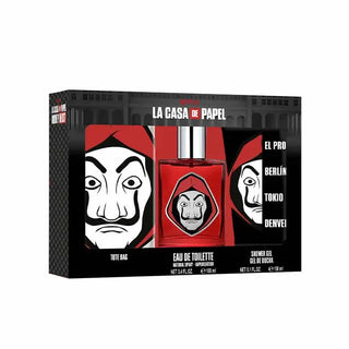 Netflix La casa di carta Eau de Toilette Spray 100ml Set di 3 pezzi