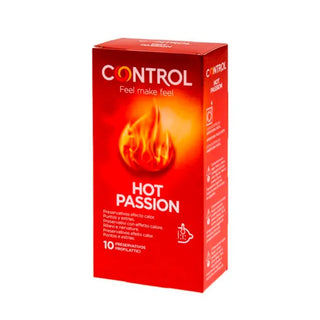 Condoms Control Hot Passion Warming Effect 10U 