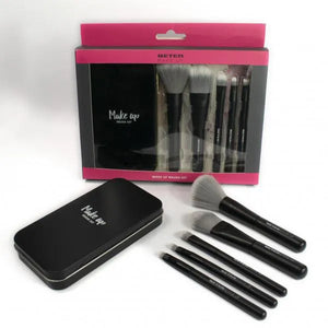 Beter Black Edition cofanetto 6 pezzi — Set pennelli trucco