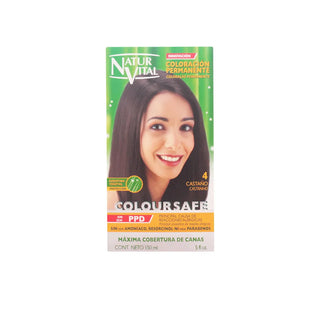 Nature and Life Coloursafe Colore permanente 4 Marrone 150ml