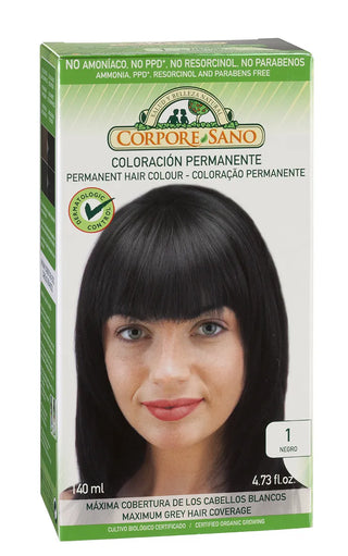 Corpore Tinte 1 nero 140ml Bio