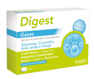 Eladiet Bigest Digest Gases 60 compresse