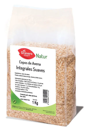 Fiocchi d'avena integrali morbidi Granero 1 Kg