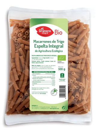 Organic spelt macaroni Granero 500g 