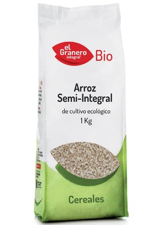 Organic semi-whole grain rice Granero 1kg 