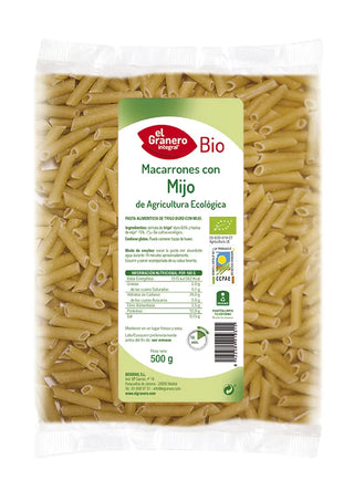 Granero Maccheroni au millet Bio 500g 
