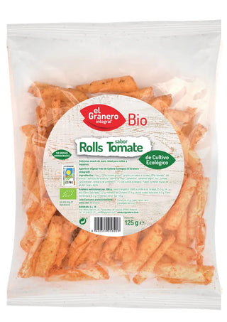 Granero Nachos Bioroll's con pomodoro biologico 125 g