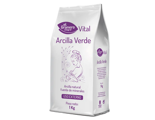 Sacco di granaio di argilla verde 1 kg