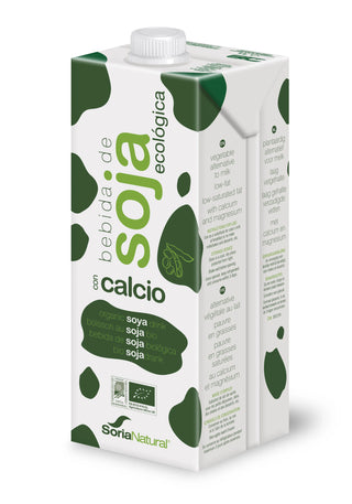 Alecosor Pack Latte di soia biologico con calcio 6 x 1 litro