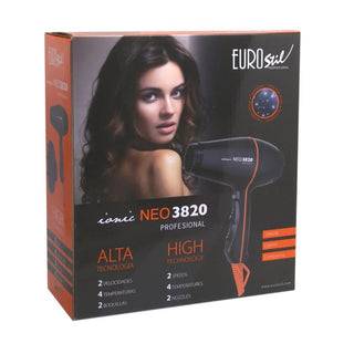 Asciugacapelli professionale Eurostil Ionic Neo3820 2000w 1 unità