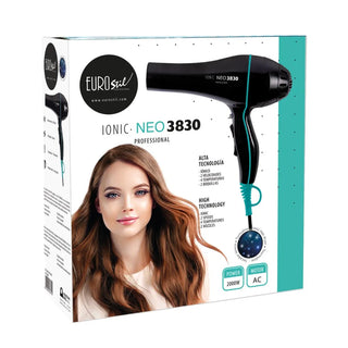 Asciugacapelli professionale Eurostil Ionic Neo 3830 con tormalina 2000w 1 unità