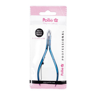 Tronchesino per cuticole Eurostil Manicure 11 cm Blu Titanio 1 pz