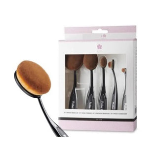 Set de maquillaje Eurostil 5 brochas 5 piezas 