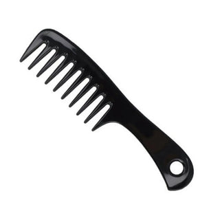 Peine de barbero Eurostil con mechas negras negras 1 pz 