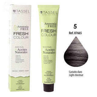 Eurostil Fresh Colour Crema Colorante per capelli Senza Ammoniaca Castano Chiaro 1 unità